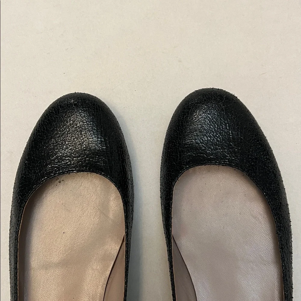MARC BY MARC JACOBS BALLERINAS WITH BOW BLACK PATENT LEATHER SIZE 40=10 - Picture 5 of 14